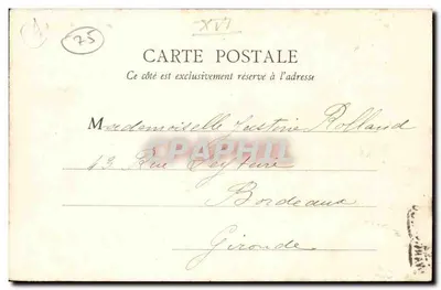 Las Boulogne w jesieni — Krzyż Catelan — B.J.C., Paryż, n°30 — Rewers
