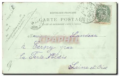Paryż — Katedra Notre-Dame — Szczegóły — LL. Sierre — Rewers