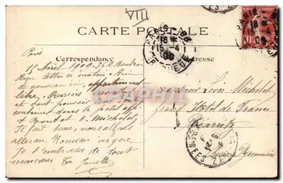 Paris – Seus Squares e Jardins. 40. Parc Monceau – Monumento de Guy de Maupassant — Verso