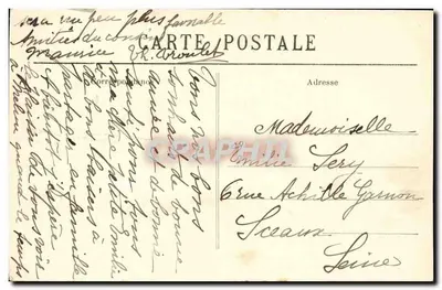 MELUN — Most kolejowy — Foto Gabriel, wydawca E. Hubler — Rewers