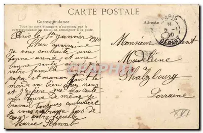 PARIS — Avenue du Bois, prise de l'Arc de Triomphe — Éditeur BLD, n° 4087 — Rewers