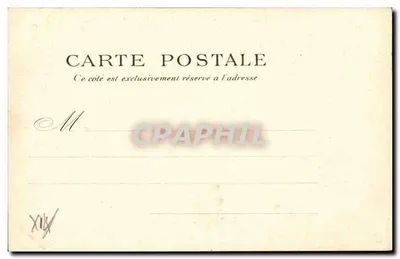 Paryż — Les Buttes Chaumont — Le Belvédère — La Passerelle — P.P.C. Paris — Rewers
