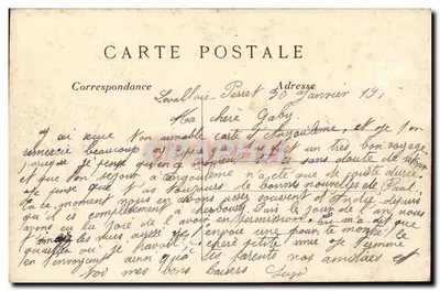 Paryż (2e arrt) — Rue de la Paix i Kolumna Vendôme — G. M. — Rewers