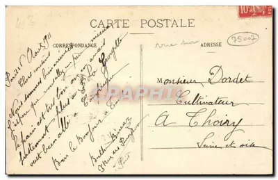Paris - Panorama da Seine — Editor desconhecido, n° 206 — Verso