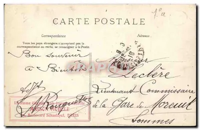 PARIS — Câmara dos Deputados — Sala das Conferências — Editor H.L.D. n° 967 — Verso