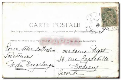 Paryż - Opéra — widok fasady — wydawca nieznany — Rewers
