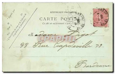 Paris — Widok na Seinę, Wyspa Świętego Ludwika — LL — Rewers