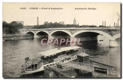 Paris — Ponte de Austerlitz — Editor Le Dally, n° 4247