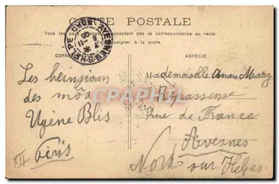 Parigi - Piazza della Bastiglia — colonna della Bastiglia con statua, editore P. B. Guguet — Verso