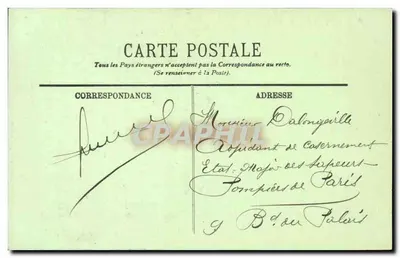 Paris — O Sacré-Cœur — LL. n° 1152 — Verso