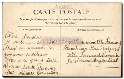Paris - O Moulin Rouge — editor MARBRIE & Cie, n° XVIII — Verso