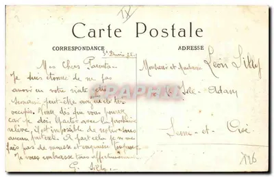 Paryż – Plac Opery — Narodowa Akademia Muzyki, największy Teatr na świecie. Zbudowany przez Ch. Garniera od 1861 do 1874. M. J. — n° 511 — Rewers