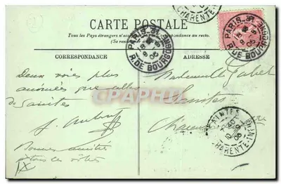Paris — O Boulevard dos Italianos — LL, n°372 — Verso