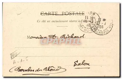 Paris - Champs-Élysées - Restaurante Paillard — D. Michel, n°186 — Verso