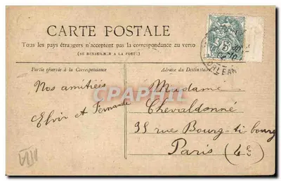 Paryż — Park Monceau (La Naumachie) — Kolekcja Petit Journal — Rewers