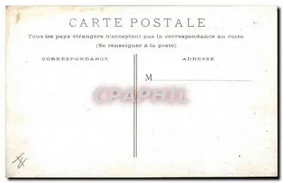 Paris. A Porta Saint-Martin — vista urbana com arco monumental e placas de comércio — editor não identificado — Verso