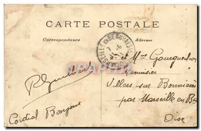 París (XIX arr.) — Buttes-Chaumont — El Puente de Ladrillos — C. M. — Reverso