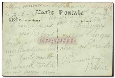 Parijs — Uitzicht op de Avenue des Champs-Élysées genomen vanaf de Arc de Triomphe — Neuruein Frères, n°3349 — Achterkant