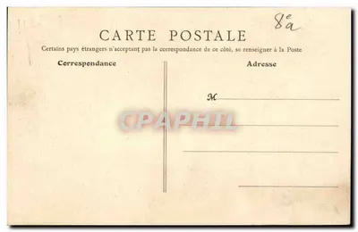 Parijs — Kerk van de Madeleine — E. & C. Paul, n° 59 — Achterkant