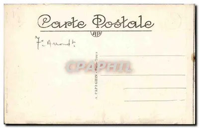 Paryż — Grobowiec Napoleona I w Invalidach — A.P. nr 277 — Rewers
