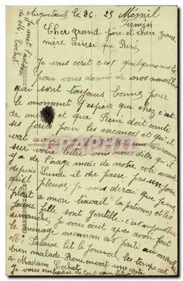 Argenteuil — Katedra i Plac — Wydawca Darié, nr 23 — Rewers