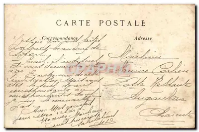 Paris (10e arrt) — A Estação de Leste — C.M. n°546 — Verso