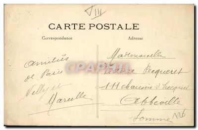 PARYŻ — La Madeleine — Wydawca nieznany, numer serii nieodczytalny — Rewers