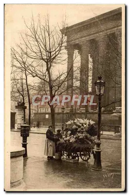 Paris. Caminhando — Vendedor de Flores na Place de la Madeleine — Edição d'Art YVON, Paris