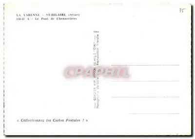 La Varenne - St-Hilaire (Seine) — El Puente de Chennevières — editor IMCON — Reverso