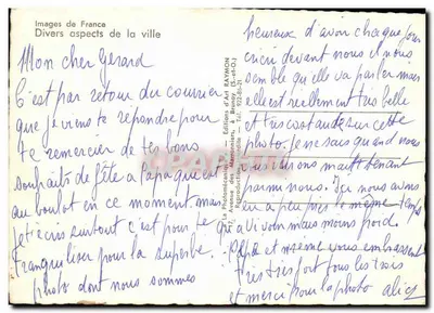 Vitry-sur-Seine — verschillende aspecten van de stad — Edities van Kunst Raymond — Achterkant