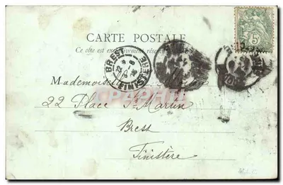 Isle-Adam — Most na rzece Moulin — Wyd. Lib. J. Fermont, Beaumont-sur-Oise — Rewers