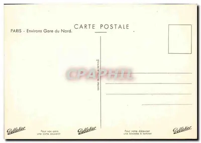 Restaurante Libre Service Biard — Paris - Arredores da Estação Norte — Pelletier — Verso