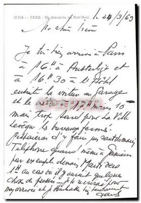 Paryż - W niedzielę na Pont-Neuf — Albert Monier, nr 10254 — Rewers
