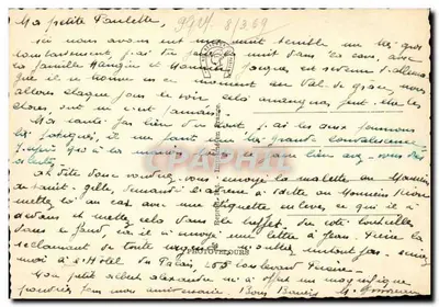 Paryż - Avenue des Champs Elysées — widok z lotu — G. Jan — Rewers