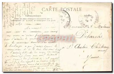 Paryż — Plac Republiki — Wydawca C. L. B. nr 4057 — Rewers