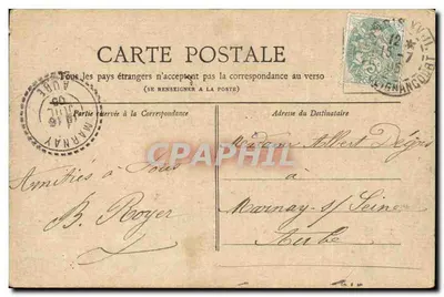 Paris — A Praça do Teatro Francês — Coleção Petit Journal — Verso