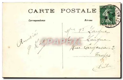Paryż - Panorama miasta - Katedra Notre-Dame C.M. - n°152 — Rewers