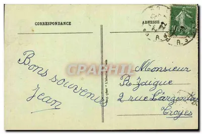 Paris - Notre-Dame and the Cité — Vintage Postcard n°10 — L’Abellie, Paris — Back