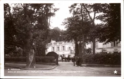 Neuilly - Bois de Boulogne, O Castelo de Madrid e a Árvore de François Ier — Editor Etoile, Paris