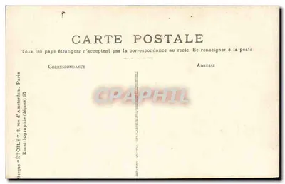Neuilly - Bois de Boulogne, O Castelo de Madrid e a Árvore de François Ier — Editor Etoile, Paris — Verso