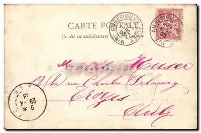Paris - Conservatório dos Artes & Ofícios — editor não identificado, número de série não visível — Verso