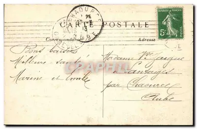 PARIS – Panorama pris du Grand Palais des Champs Élysées — G. M. n°177 — Verso