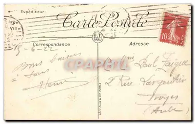 Parijs — Avenue du Bois de Boulogne — LL — Achterkant