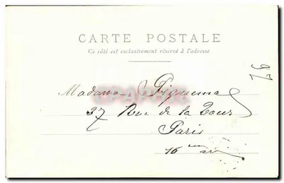 O Leão de Belfort — Paris — editor desconhecido, n° 114 — Verso