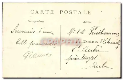 Paris (19e arrt) – Buttes-Chaumont. O lago, as Rochas e o Belvédère – C. M. — Verso