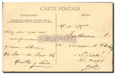 París — Ópera — Editor ELD, n° 4049 — Reverso