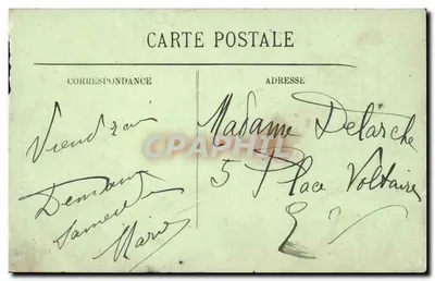 París — El Panteón — LL. n° 166 — Reverso