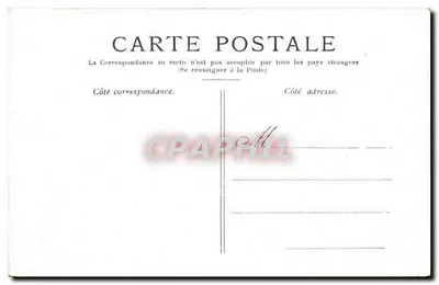 PARIS — A Rue Royale — Editor não identificado, número de série não visível — Verso