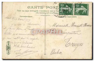 Place du Bon Marché — Paryż — L.V. & Cie, n° 2161 — Rewers