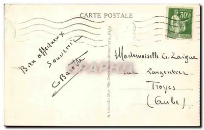 Parigi - La Place de la République — Hôtel Moderne — n° 167 — Verso